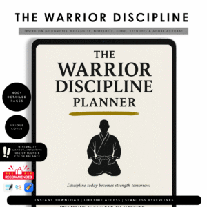 The Warrior Discipline Planner