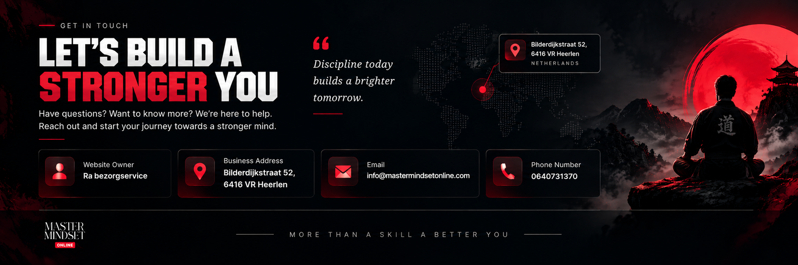 Master Mindset Contact us